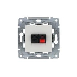 KOS-ELEKTRO SYSTEM DANTE Gniazdo głośnikowe pojedyncze stereofoniczne białe 450472