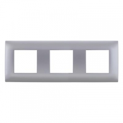 KOS-ELEKTRO SYSTEM DANTE Ramka potrójna tworzywo ASA inox 454183
