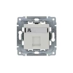 KOS-ELEKTRO SYSTEM DANTE Gniazdo komputerowe pojedyncze RJ45 kat.5e nieekranowane białe 450465