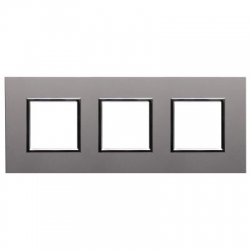 KOS-ELEKTRO SYSTEM DANTE Ramka potrójna metalowa aluminium 4542283
