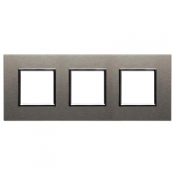 KOS-ELEKTRO SYSTEM DANTE Ramka potrójna metalowa inox 4541283
