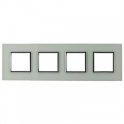 KOS-ELEKTRO SYSTEM DANTE Ramka poczwórna szklana CREATIVE GLASS 4500184