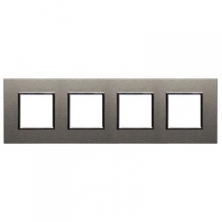 KOS-ELEKTRO SYSTEM DANTE Ramka poczwórna metalowa INOX 4541284