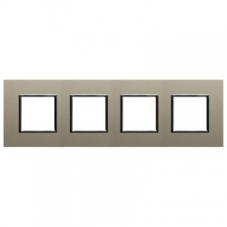 KOS-ELEKTRO SYSTEM DANTE Ramka poczwórna aluminium satyna 4550284