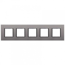 KOS-ELEKTRO SYSTEM DANTE Ramka pięciokrotna metalowa aluminium 4542285