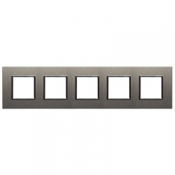 KOS-ELEKTRO SYSTEM DANTE Ramka pięciokrotna metalowa inox 4541285