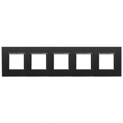KOS-ELEKTRO SYSTEM DANTE Ramka pięciokrotna metalowa onyx 4590285