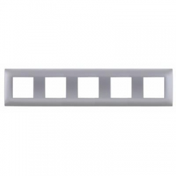 KOS-ELEKTRO SYSTEM DANTE Ramka pięciokrotna tworzywo ASA inox 454185