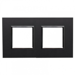 KOS-ELEKTRO SYSTEM DANTE Ramka podwójna metalowa onyx 4590282