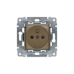 KOS-ELEKTRO SYSTEM DANTE Gniazdo pojedyncze z/u 16A IP44 z przesłoną torów 450339