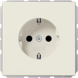 JUNG LS990 Gniazdo SCHUKO kremowy 16A 250V