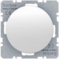 HAGER POLO Berker R.1/R.3 Ściemniacz przyciskowy LED biały 85421200+85141139