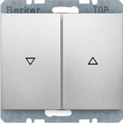 HAGER POLO Berker K.5 Łącznik żaluzjowy aluminium 53303520+14357103