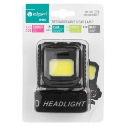 DPM Latarka LED czołowa COB ładowalna 5V DC 130 lm 500 mAh