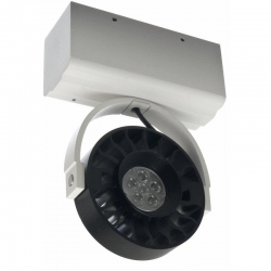 lampa led na szynę biało czarna miami 18W warszaw-287798