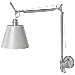 Lampa PAOLA fI230*360+250mm 1xE27 SREBRN