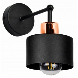 Lampa LOFT ABI-G K4 1xE27 kinkiet czarno złota