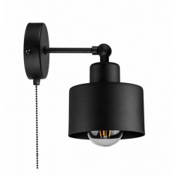 Lampa LOFT ABI K4W czarna 1xE27 kinkiet