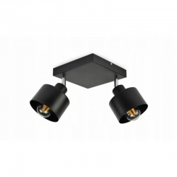 Lampa LOFT ABI P7 czarna 2xE27 plafon