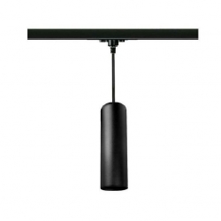 Lampa wisząca SANDRA 1xgu10 czarna 60x300 zwis oprawa na szynę 1-fazową LUXsystem-1F