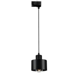 Lampa LOFT fi-120 1xE27 wisząca 3F na szynoprzewód LUXsystem czarna
