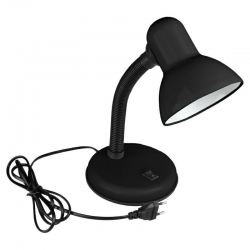 DPM lampka biurkowa E27 czarna DTL001B