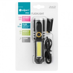 DPM Latarka LED ładowalna COB / XPE 5V DC 150 lm 500 mAh