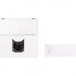 LEGRAND MOSAIC Gniazdo komputerowe pojedyncze RJ45 kat.5e UTP białe 076554