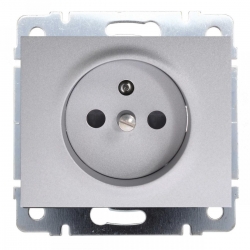 LEGRAND SISTENA LIFE gniazdo pojedyncze zu metalic 775927+771327