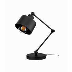 Lampa LOFT ABI B1 czarna 1xE27 biurkowa
