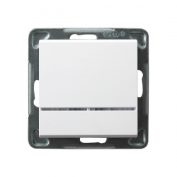 OSPEL SONATA Łącznik kontrolny 16AX biały IP20 ŁP-12RS/m/00