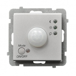 OSPEL SONATA Elektroniczny czujnik ruchu srebro mat ŁP-16R/m/38