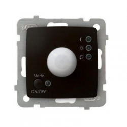 OSPEL KARO Elektroniczny czujnik ruchu bez ramki czekoladowy metalik ŁP-16S/m/4