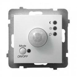 OSPEL ARIA BIAŁY Elektroniczny czujnik ruchu ŁP-16U/m/00