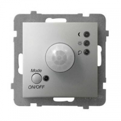 OSPEL ARIA Srebro Elektroniczny czujnik ruchu ŁP-16U/m/18
