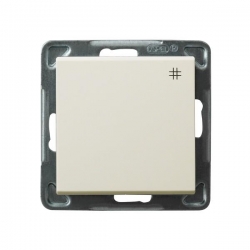 OSPEL SONATA Łącznik krzyżowy 16AX ecru IP20 ŁP-4R/m/27