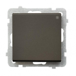 OSPEL SONATA Łącznik krzyżowy 16AX czekoladowy metalik IP20 ŁP-4R/m/40