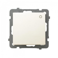 OSPEL AS Przycisk światło ecru ŁP-5G/m/27
