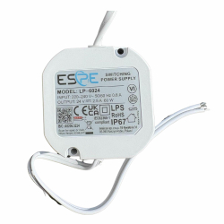 Zasilacz led ESPE 60W 2,5A 24V DC IP67    okrągły puszkowy do puszki fi 70