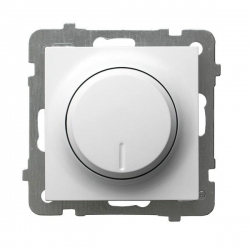 OSPEL AS Ściemniacz LED 0-100W biały obrotowy biały ŁP-8GL2/m/00