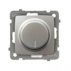OSPEL KARO Ściemniacz LED 0-100W srebrny perłowy ŁP-8SL2/m/43