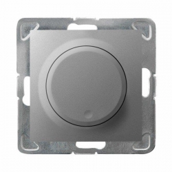 OSPEL IMPRESJA ściemniacz LED srebro zakres obciążenia 0-100W ŁP-8YL2/m/18