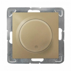 OSPEL IMPRESJA ściemniacz LED złoty metalik zakres obci. 0-100W ŁP-8YL2/m/28