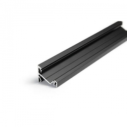 Profil Corner14 2m czarny led kątowy narożny