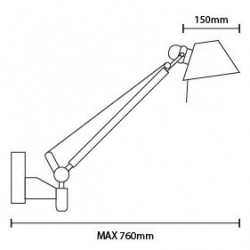 LUX8036W01AS rysunek techniczny lampa oprawa zita-68630