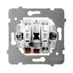 OSPEL ARIA BIAŁY Mechanizm łącznika schodowego + jednobiegunowego M1ŁP-9/B