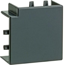 Hager Tehalit kąt płaski 20x35 czarny M61459011