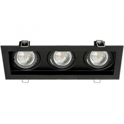 Oprawa Malachit-3KN-SB/SB/SB czarny piaskowany / czarny piaskowany / czarny piaskowany  stop aluminium i cynku