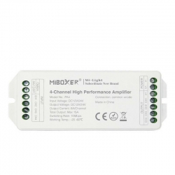 Mi-Light Amplifier RGBW 4x6A/1kanał total max 15A 12V/24V DC wzmacniacz sygnału RGB i RGBW PA4