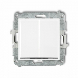 Karlik MINI Łącznik świecznikowy biały połysk MWP-2